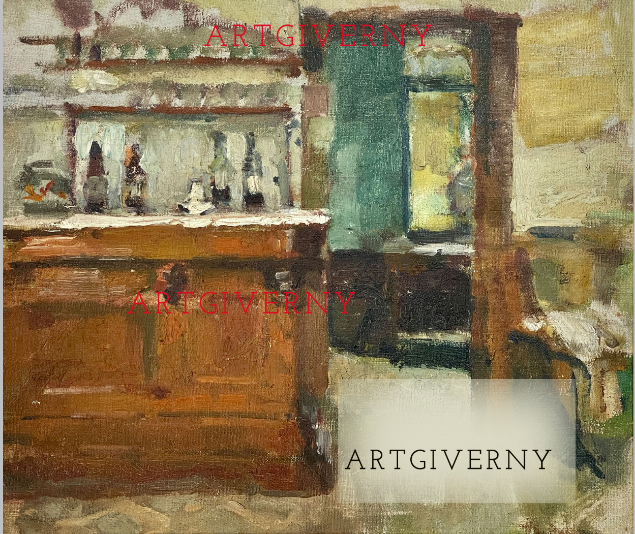 Theodore Robinson American Impressionist Claude Monet Giverny Hotel Baudy restaurant Giverny